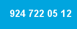 924 722 05 12